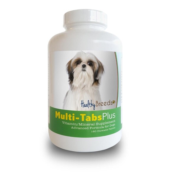 Healthy Breeds Shih Tzu Multi-Tabs Plus Chewable Tablets, 180 Count HE125958 - main